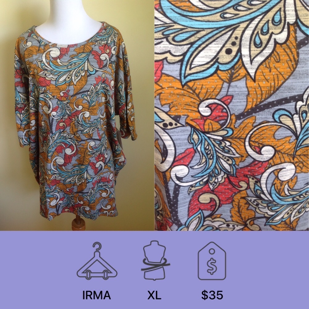 XL Lularoe Irma NWT